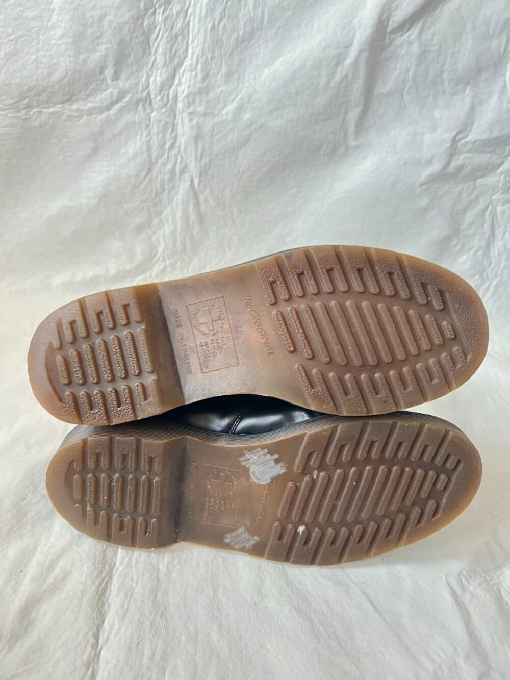 Dr Martens shoes 1461 oxfords UK 5 US 7 black leather double stitched rainbow - Picture 8 of 15